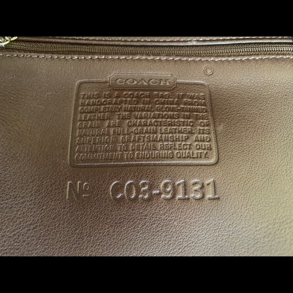 SOLD 💔Coach Small Hippie Flap Bag in Dark Brown - Picture 2 of 7